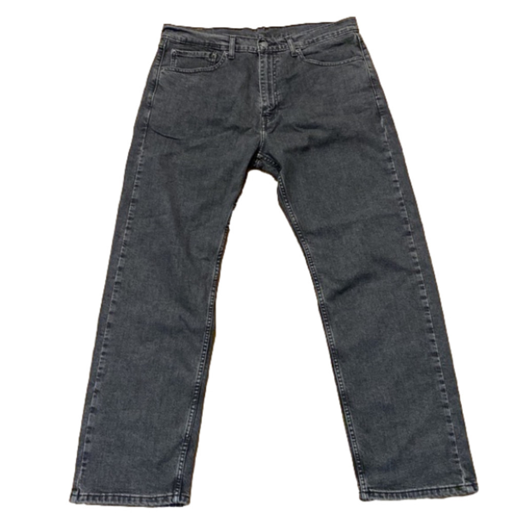 Levi Strauss  Men’s 505 Regular Fit Men's Black Jeans (Size 36x30) - Picture 4 of 8